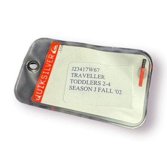 Quiksilver Hoodie Size 2T Navy‎ Blue Retro Hoodie with Logo Skater Y2K - Picture 4 of 5